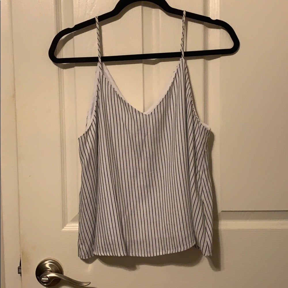 Loose fit stripped top